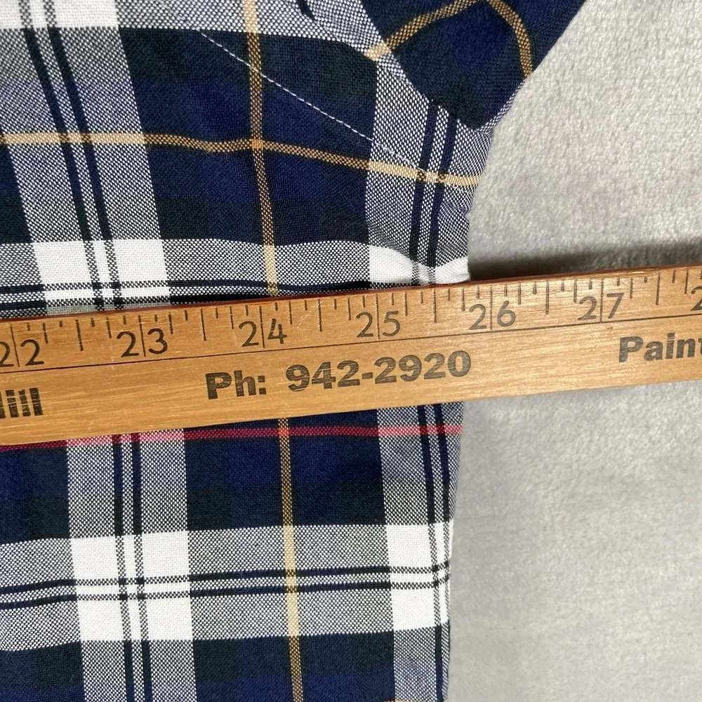 Ralph Lauren Shirt Mens LT Large Tall Button Down Flesh Pony Long Sleeve Plaid